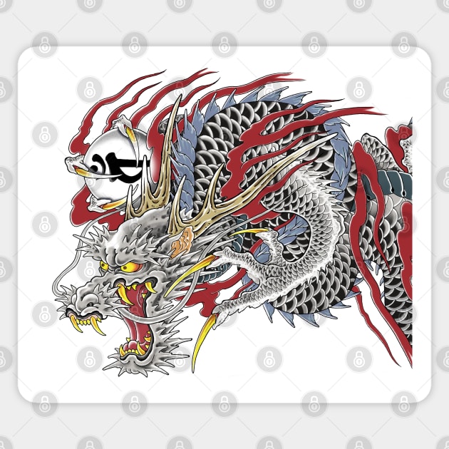 Kiryu Kazuma dragon tattoo Sticker by thehollowpoint